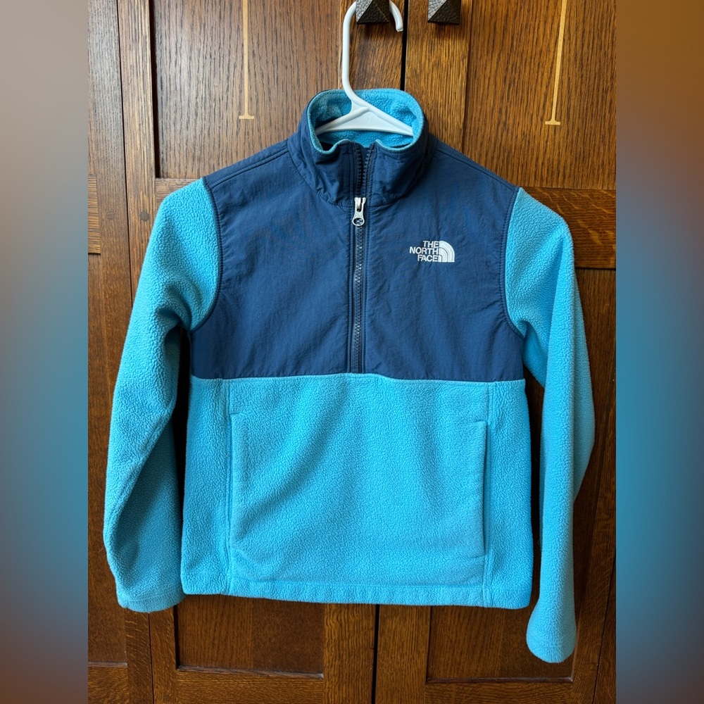 The North Face Kids' Two-Tone Blue Fleece Pullover